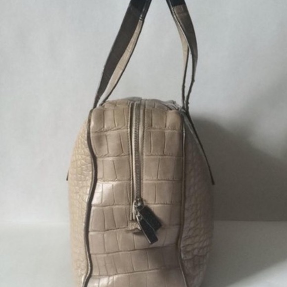 Calvin Klein Collection Crocodile Weekender - Picture 8 of 12